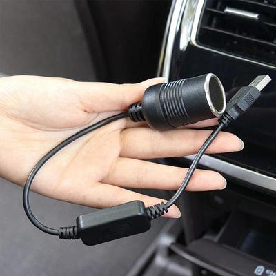 Автомобильные прикуриватели USB-конвертер гнездовой конвертер USB-адаптер 5 В в 12 В конвертер штекер розетка проводной контроллер штекер адаптер прикуривателя