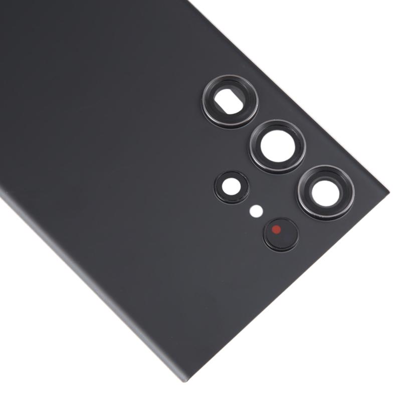 Для Samsung Galaxy S23 Ultra S918 Корпус аккумулятора с клейкой наклейкой + Крышка объектива камеры
