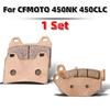 MRRANGT Для CFMOTO 450SR 450NK 450CLC 250CL-X Мотоцикла Задние и Передние Тормозные Колодки из Спеченного Металла Комплект Высокопроизводительные