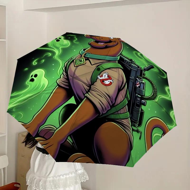 1pc Scooby-Doo Automatic Open/Close Umbrella, Lightweight Design for Everyone,Durable Canopy yy251014076