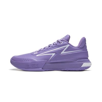 Баскетбольные кроссовки Li Ning Wade Lightning Miami Night, удобные, прочные, нескользящие, низкие, мужские, фиолетовые, ABPU039-5