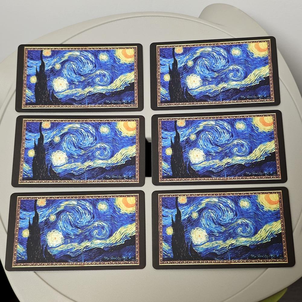 10.3*6cm Van Gogh Tarot Deck 78 Tarot Cards Illustration Divination Wisdom Oracle Cards