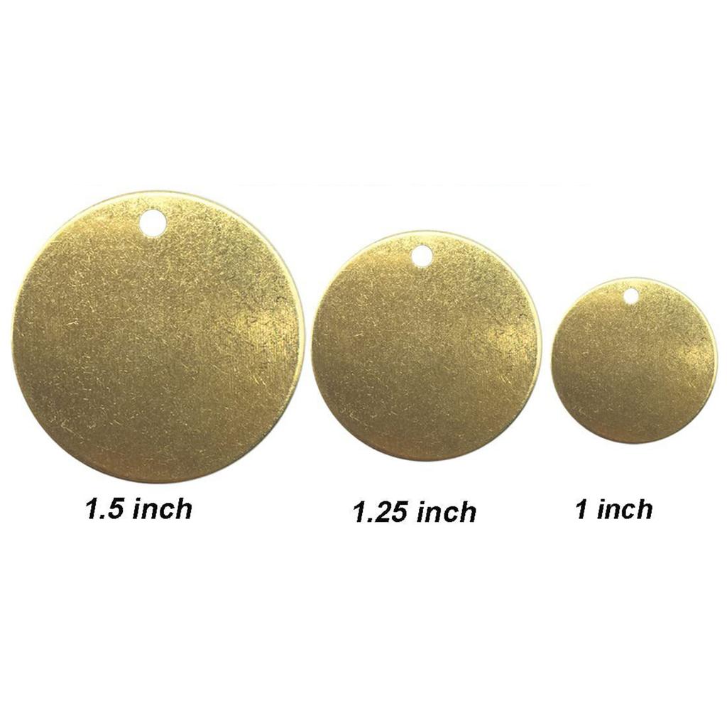 Персонализированные украшения, дисковые украшения, стабильные заготовки для штамповки, латунные заготовки для изготовления авторских украшений и рукоделия