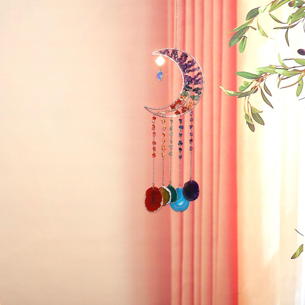 Агат 'Древо Жизни' - Кристальный кулон, ручная работа