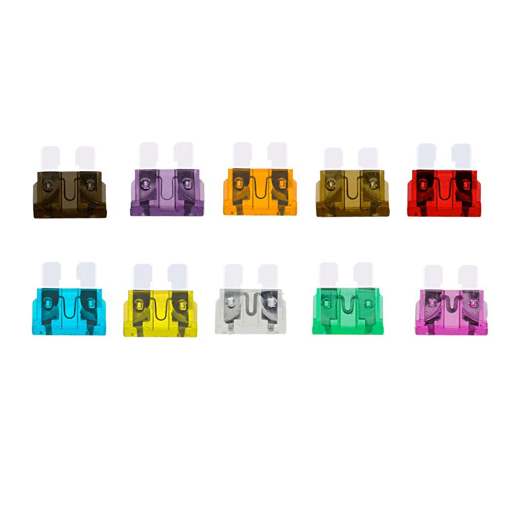 100PCS Car Fuses 2A 3A 5A 7.5A 10A 15A 20A 25A 30A 35A Amp with Box Clip Replacement for Xr Screen Lcd Screen Compatible with Xs with Xs Faulty