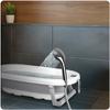 Foldable Baby Bath Tub For Infants With Frame, Thermometer & Insert Pad Ricokids