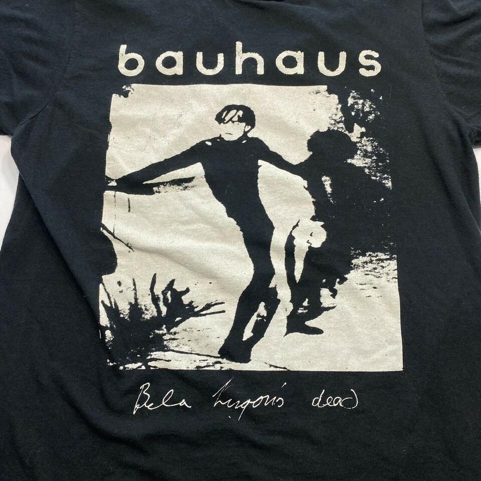 Vintage Bauhaus Music Tour Cotton Black All Size Unisex Shirt KN130