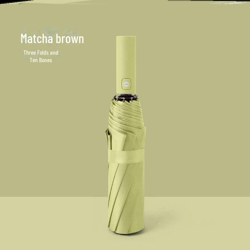 Корейский автоматический складной зонт двойного назначения для студенток — защита от солнца и дождя, устойчивость к УФ-излучению, большой размер.