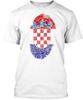 Отпечаток пальца I Love Roots Хорватия Стандартная футболка