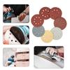 35p/100pcs 5 Inch Sanding Discs Sandpapers 8 Holes Hook Loops 40-7000Grit Assorted Sanding Discs Pads for Woodworking
