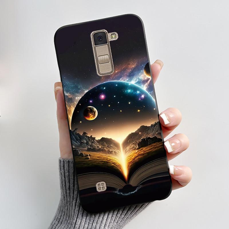 Casing For LG K10 2016 Super-Thin Slim Case Shockproof Bumper Luxury Cute Cool Boys Girls Black Matte Soft Silicone Back Cover