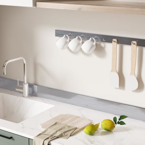 VEELIKE Stainless Steel Masking Tape, Metallic Tape with a Lustrous Silver Lustre, Aluminum Look Remake Sheet, Wide 10cm x 10m, Mini Size, Wallpaper S