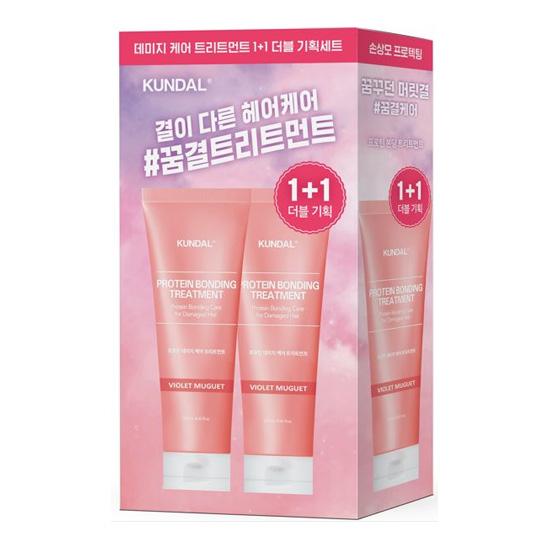 KUNDAL Средство для лечения повреждений протеином 250 мл 1+1 Двойной план/Отдельный товар 2 типа Выберите 1