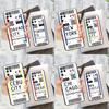 London New York Miami Flight Ticket Phone Case For Oppo A54 A74 A94 A15 A16 A17 A52 A72 A76 A96 A57 A58 A78 A98 A53S Cover Case