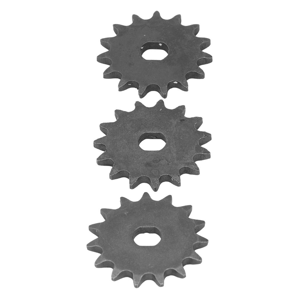 T8F 15T Engine Gears 10mm ID Chain Motor Drive Pinion Gear Electric Scooter Motor Engine Sprocket for Chain Belt Driven Gas Engine