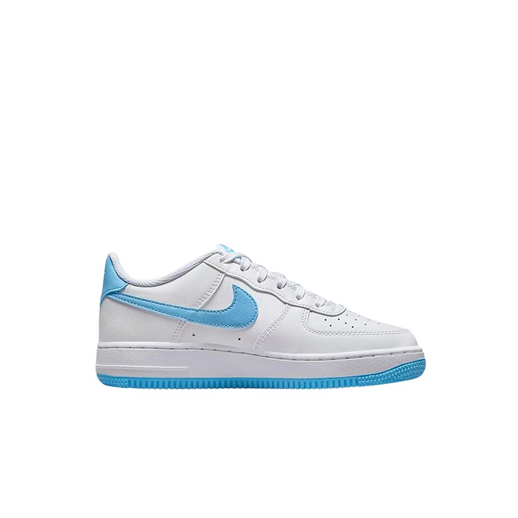 Nike Детские кроссовки Air Force 1 GS White Aquarius Blue FV5948-107
