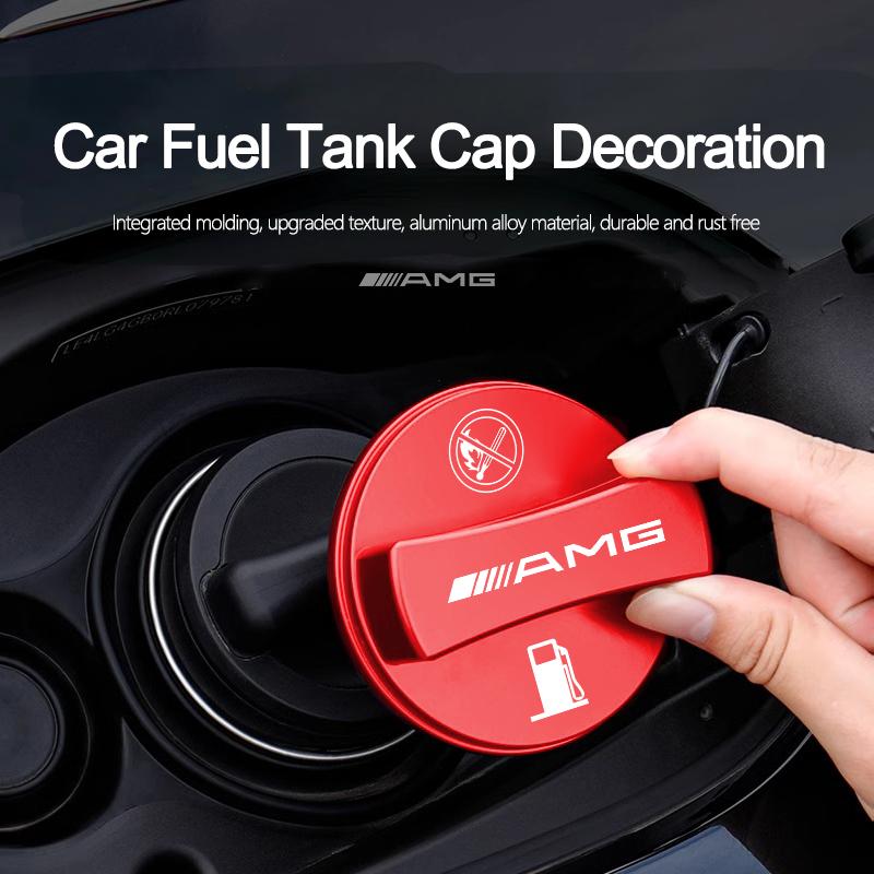 3D Metal Tank Cover Fuel Tank Air Cap Trim For Mercedes Benz AMG GLC W203 W206 W220 W205 W211 W212 W201 W210 W108 W168 W176 W124