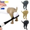 Pooping Dog Butt Toothpaste Squeezers Funny Toothpaste Cap Dispenser Bathroom Accessories Toothpaste Covers Topper