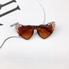 Diy Cute Children'S Sunglasses Pearl Girls Beach Wear Travel Sunscreen Uv Protection Glasses