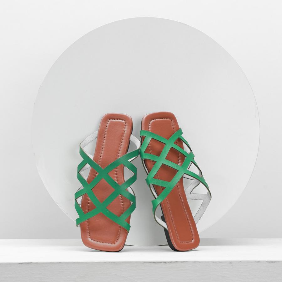 Large Size Sandals and Slippers Women's Fashion Retro Roman Sandals and Slippers Women's Woven Design Fish Mouth Sandals and Slippers Women