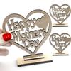 Beautifully Crafted Wooden Heart Plaque Perfect Happy Mothers Day Gift Decor