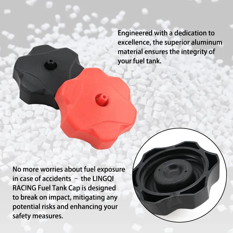 LINGQI RACING Plastic Fuel Tank Cover Accessories Oil Tanks Lid For 50cc 70cc 90cc 110cc Dirt Pit Bike Off Road Motocross