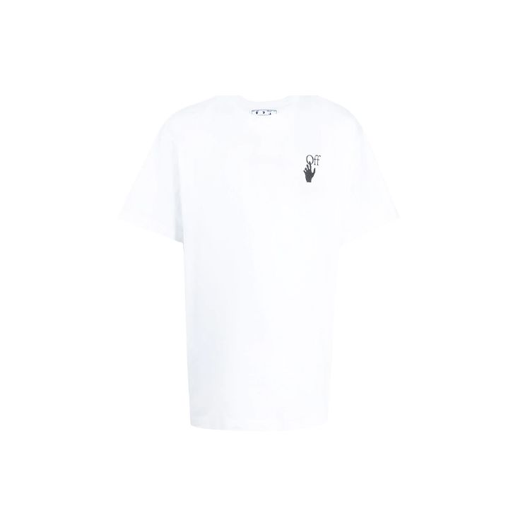 Off-White Караваджо Лютня Оверсайз Футболка Белый/Разноцветный Мужские Топы OMAA038F21JER0060184