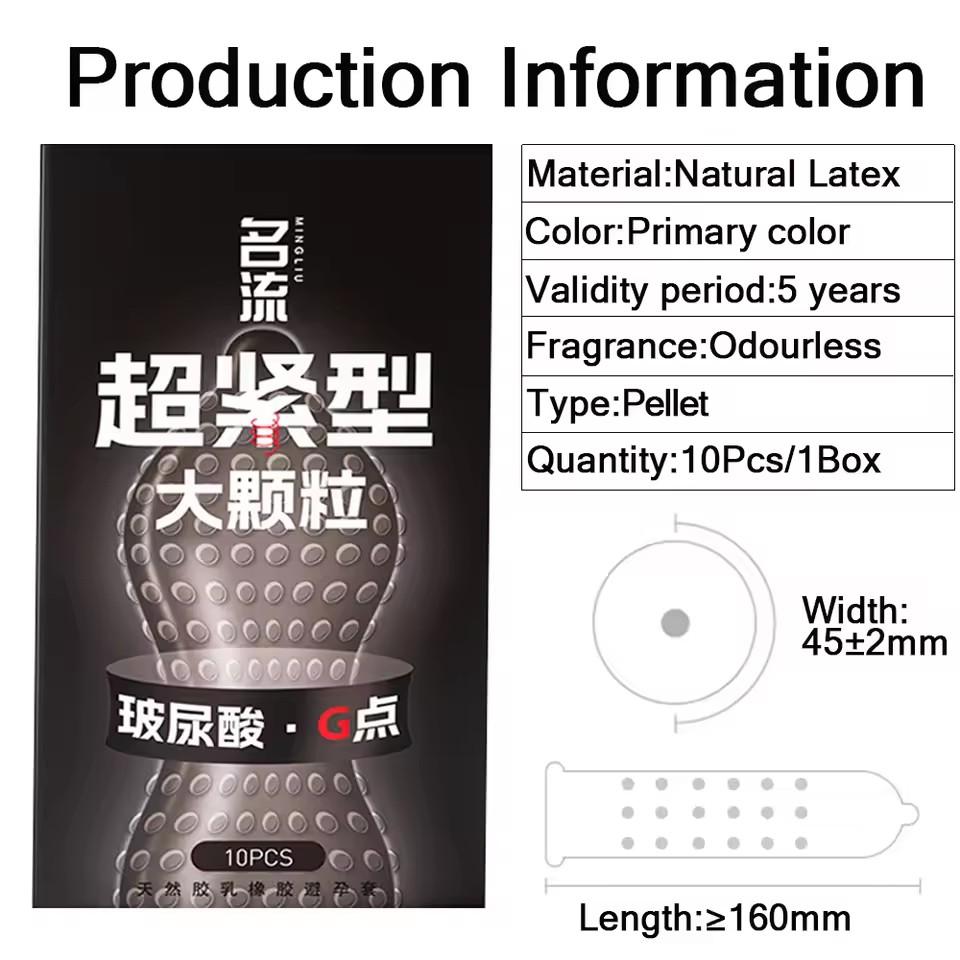 45/49 мм Маленькие плотно прилегающие презервативы для мужчин Маленький размер Натуральный латекс Гладкий презерватив Гиалуроновая кислота Насадка на пенис для взрослых Инструмент для любовного секса