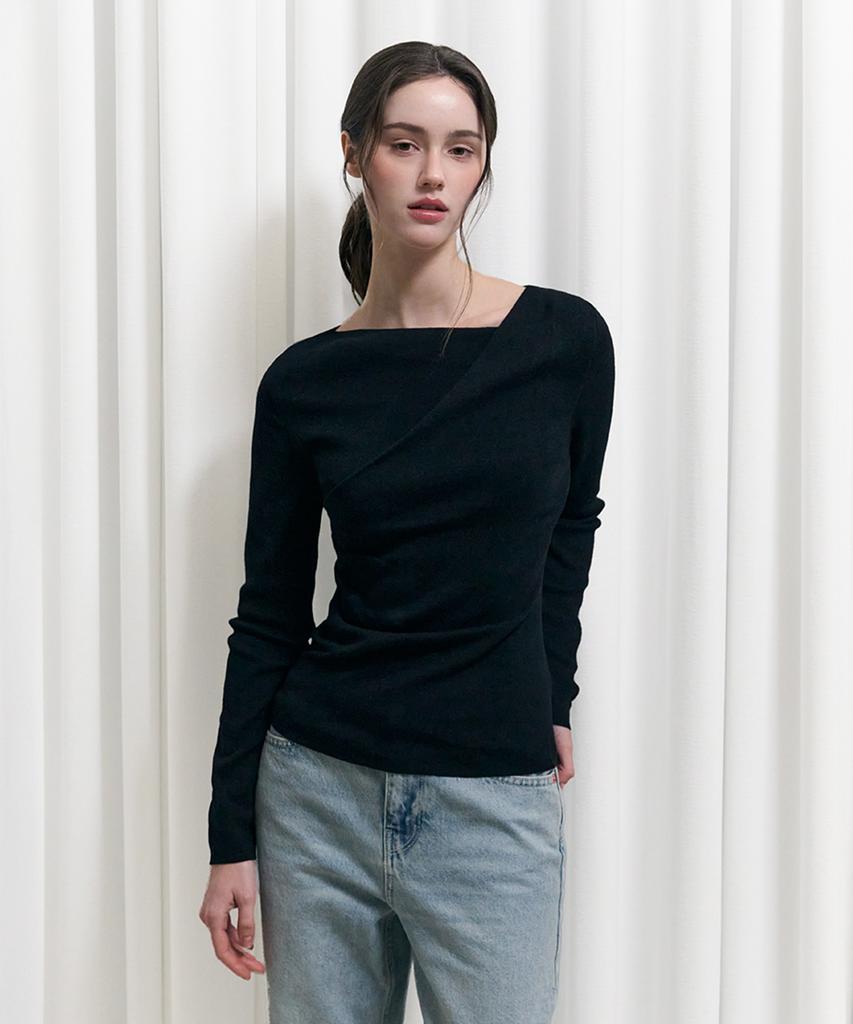 BASIKA Soft Drape Knit (Black)