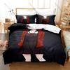 Shinomiya Kaguya 3PCS Bedding Set, Duvet Cover + 2 Pillowcases, Kaguya-sama Love is War Anime Print Soft Microfiber for Fans