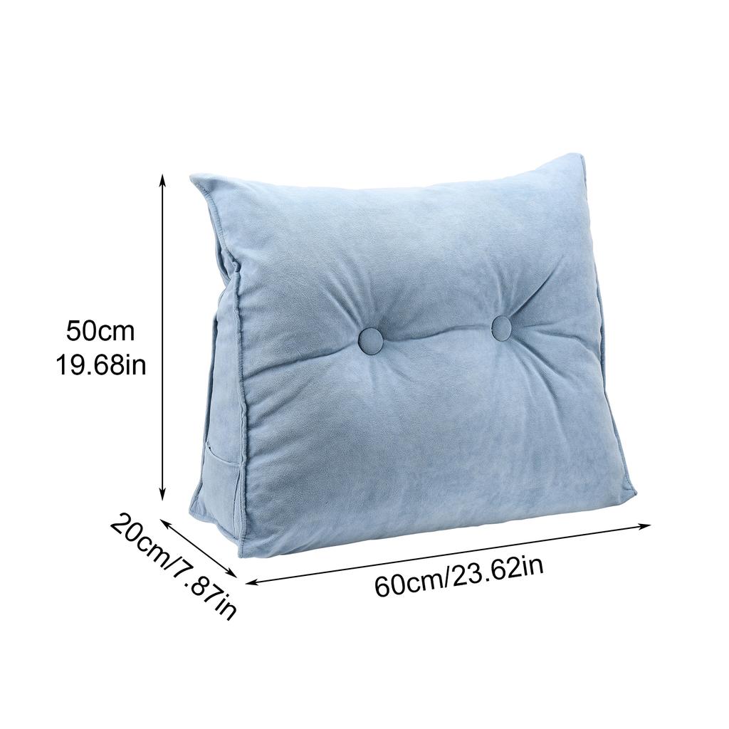 Треугольная подушка для изголовья кровати, большая спинка, поясничная подушка, мягкая упаковка татами