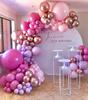Macarons rainbow Color Birthday Latex Balloon Chain Set rainbow Balloon Arch Party Decoration Balloon Arch Set