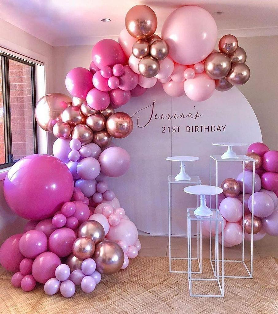Macarons rainbow Color Birthday Latex Balloon Chain Set rainbow Balloon Arch Party Decoration Balloon Arch Set