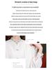 Women's Stand-Up Collar Shirt with Chinese Embroidery, Zen Style Long-Sleeve Top for Spring and Autumn.