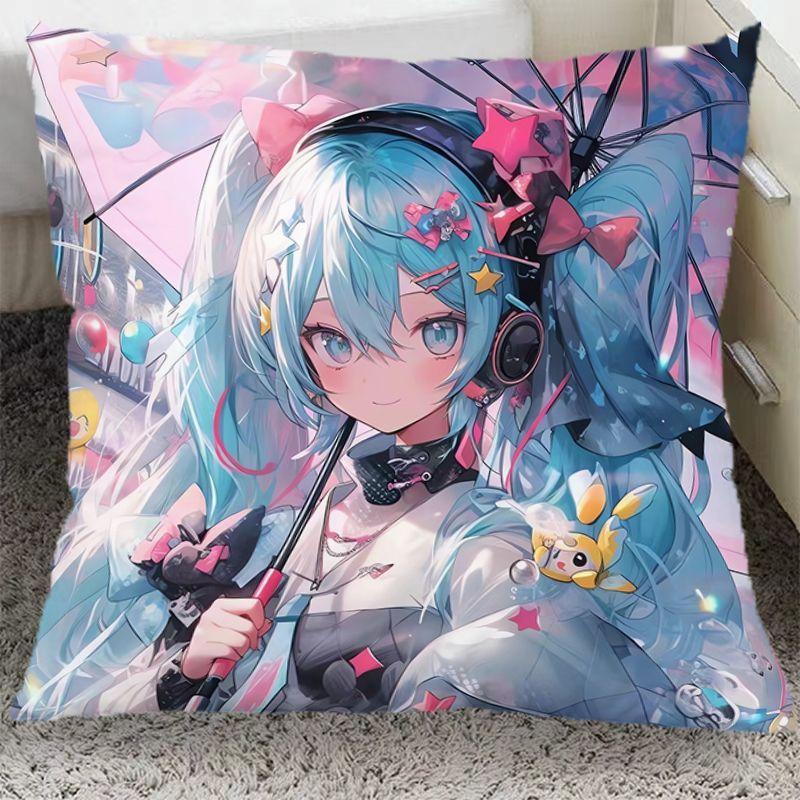 Периферия Hatsune Miku Двумерная подушка Общежитие Анимация Подушка для спальни Подушка для дивана в гостиной Подарок на день рождения