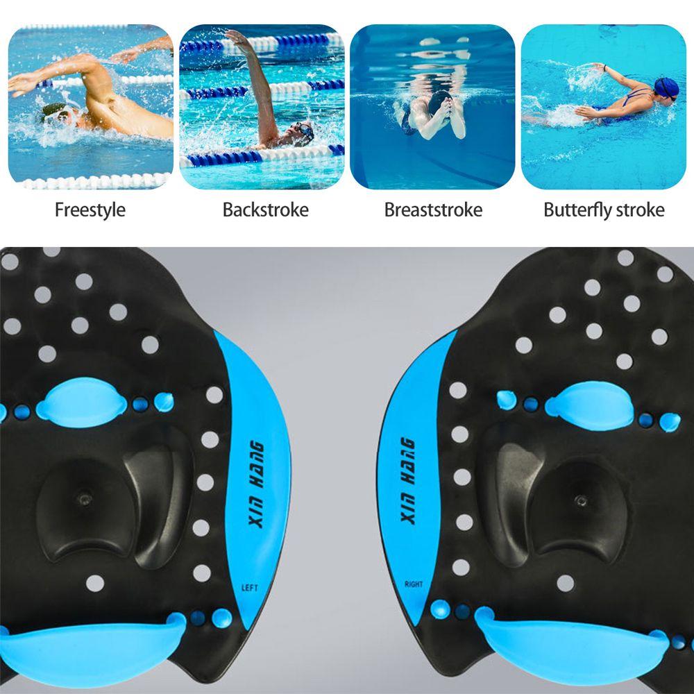 Adjustable Frog Finger Swim Paddles Hand Swimming Paddles Diving Palm Girdles Correction Hand Fins