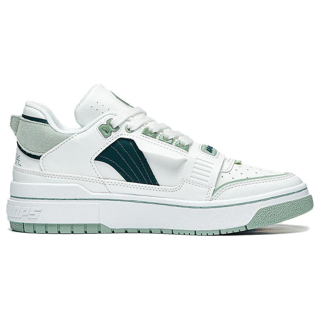 Кроссовки Li Ning Bad Five Low Top Retro Basketball Culture мужские кроссовки белые зеленые ABCT062-1