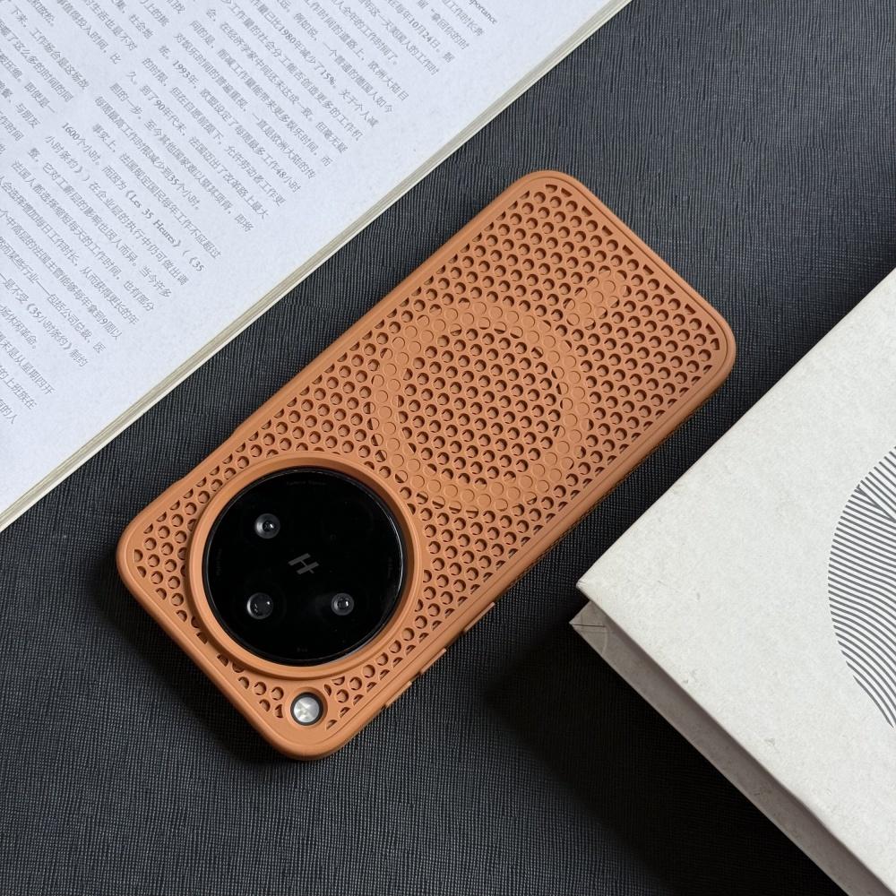 Cooling Armor Breathable For Magsafe Phone Case For OPPO Find X8 Findx8 Matte Wireless Charge Bumper Magnetic Phone Cover