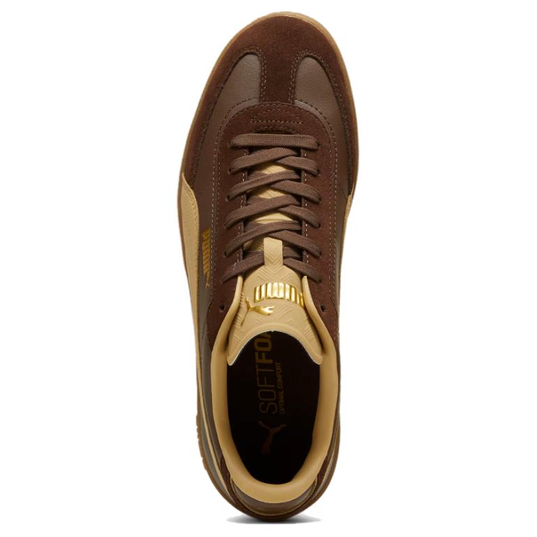 Puma Club II Era Soft Comfortable Low-Top Sneakers Unisex Sneakers Brown 397447-01