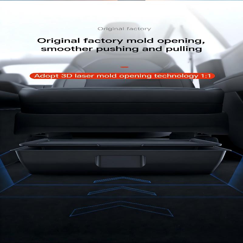 Model Y 2025 2026 Under Seat Storage Box For  Drawer Type Car Interior Accessory Flexible Multifunctional Storage