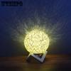 Креативный подарок голосовое управление светодиодный ротанговый шар-светильник USB небольшой ночник