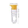 Manual Lemon Juicer Manual Fruit Juicer Squeezer Built-In Filter Manual Fruit Squeezer Screw Top Juice Squeezer for Pinics