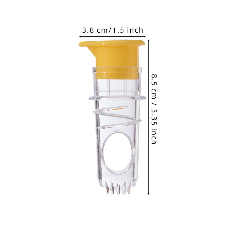 Manual Lemon Juicer Manual Fruit Juicer Squeezer Built-In Filter Manual Fruit Squeezer Screw Top Juice Squeezer for Pinics