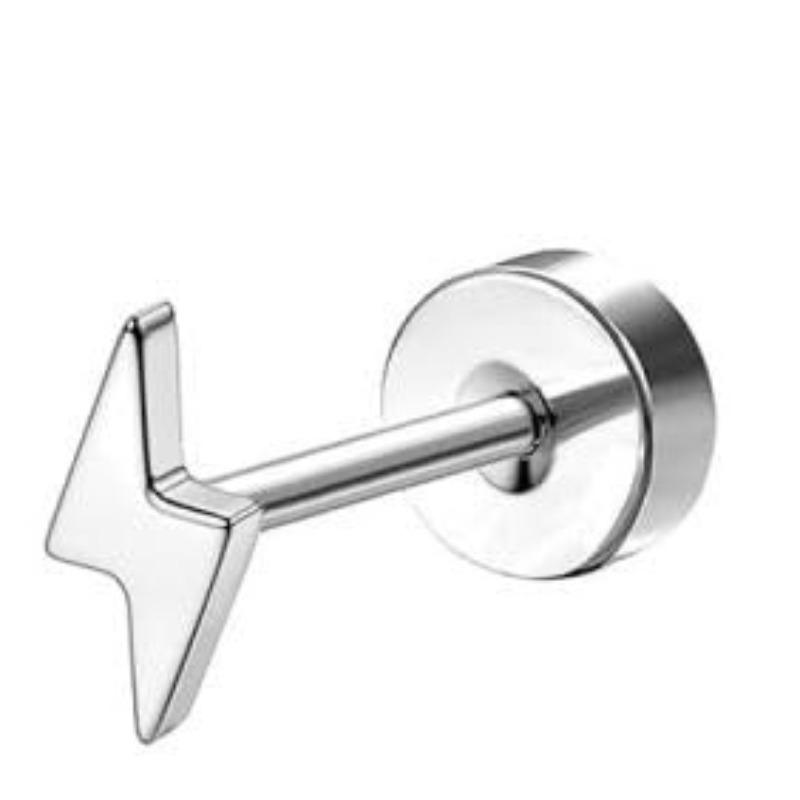 Серьги Bobisty 1 шт. для чувствительных ушей, серьги из хирургической нержавеющей стали для женщин, изящные серьги-гвоздики с плоской застежкой для хряща уха.