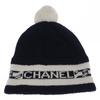 AA7298B04639N9704 Knit Cap Black Cashmere Mens