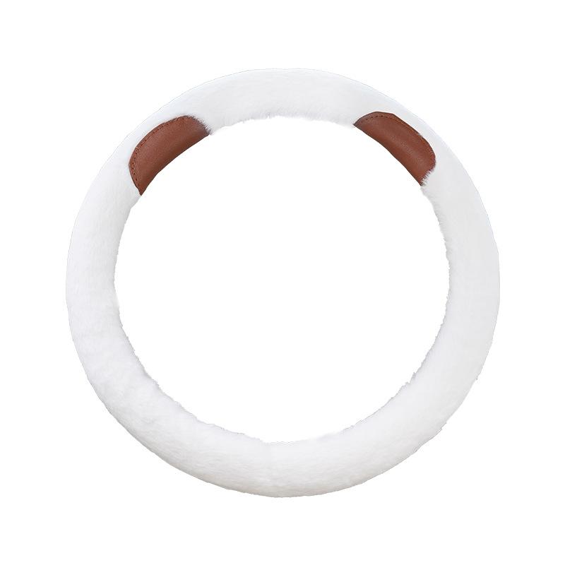 Car steering wheel cover cartoon bear car warm handle cover cute creative car steering wheel protective cover