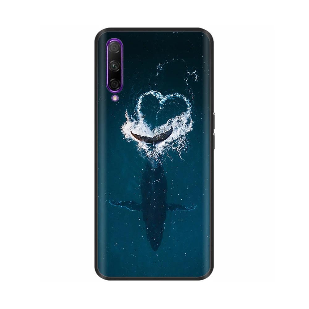 Черный силиконовый чехол для Huawei P Smart Pro Чехол Милый мягкий чехол для Huawei P Smart Pro Fundas PSmart Pro Защитная оболочка Capas