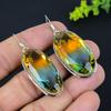 Bi-Color Tourmaline Gemstone 925 Sterling Silver Gift Jewelry Earring 2.17" n4A56
