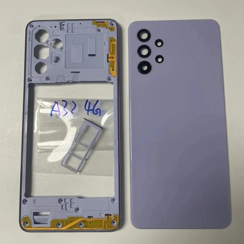Запасные части полный корпус для Samsung Galaxy 32 4G 325 средняя рамка задняя крышка аккумулятора задняя крышка