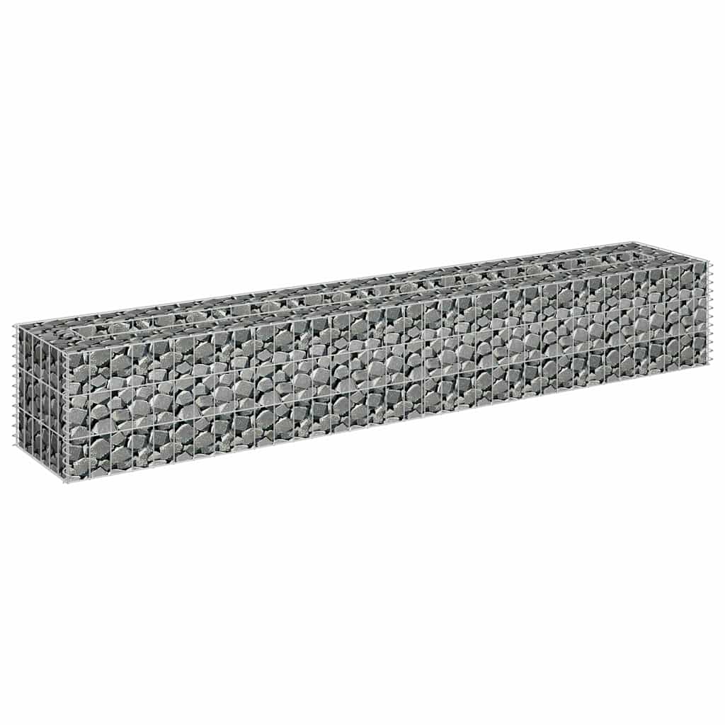 Gabion Raised Bed Galvanized Steel 180 * 30 * 30 cm